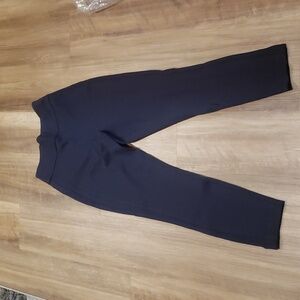 NWT Express XS Navy High Waisted Curvy Fit Columnist Ankle Pant